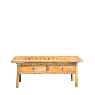 Aiert Solid Wood Solid Wood Coffee Table with Storage