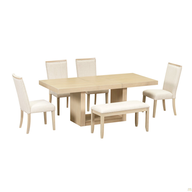 Ensemble de table de salle à manger 6 pièces 78 pi