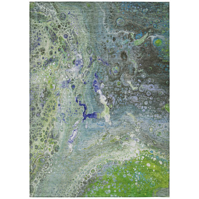 Fayme Washable Indoor / Outdoor Rug