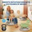 Fauteuil pivotant sensoriel pour enfants, fauteuil pivotant pour enfants autistes, capacité de 220 lb avec poignée de sécurité et base antidérapante, pour l'entraînement en coordination corporelle, bleu-130563819