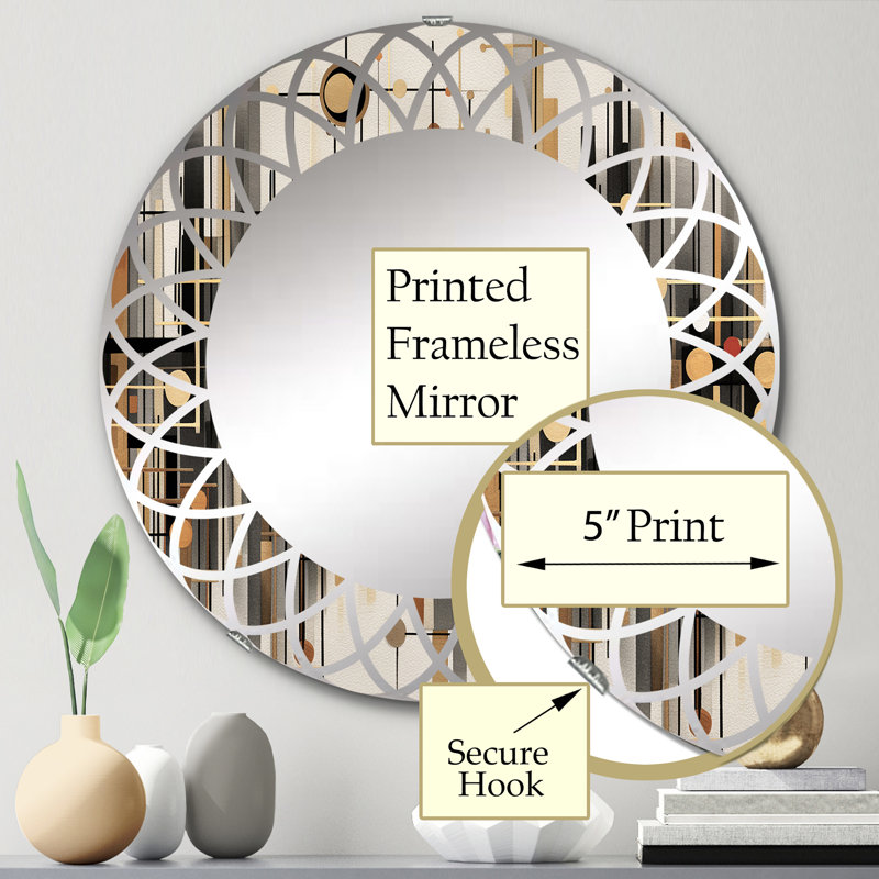 Miroir Zeshawn, 24 po x 24 po