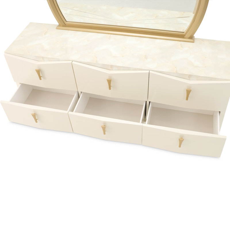 Commode Fantosini - perle crémeuse