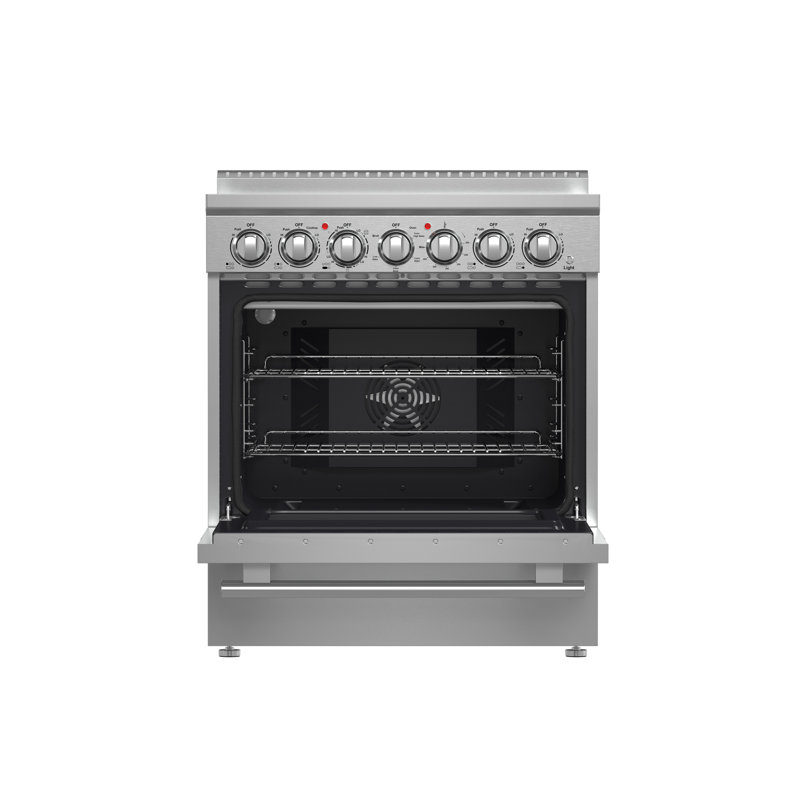 Cuisinière électrique autoportante 30 po Forno Paolo, cuisinière de 7 800 watts, four à convection véritable 4,38 pieds cubes