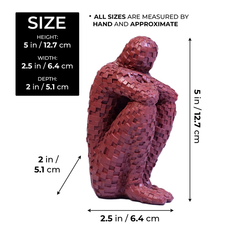 Kaisin People Statue, Red