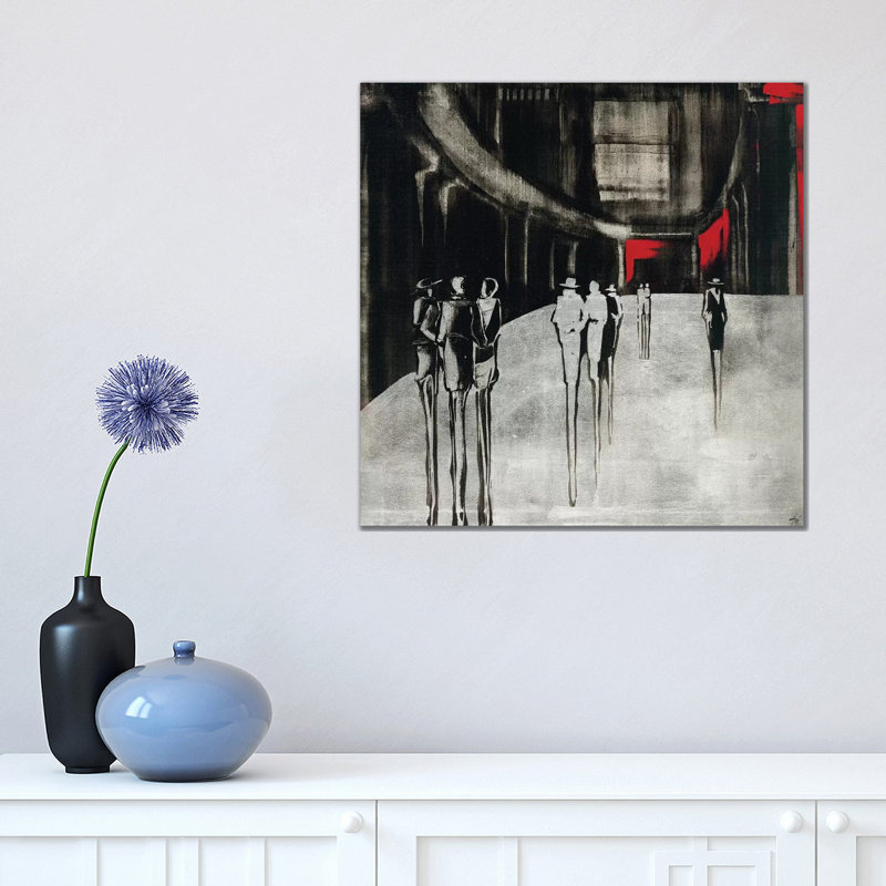 City Scene I by Elena Radzetska - Wrapped Canvas Gallery-Wrapped Canvas Giclée, 45.72 cm H x 45.72 cm W