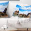 Coussin lombaire Seascape Rocks in Seychelles Beach