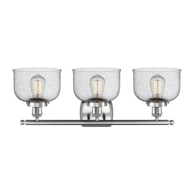 Ballston Urban Bell 8" - 3 Light 28" Bath Vanity Light