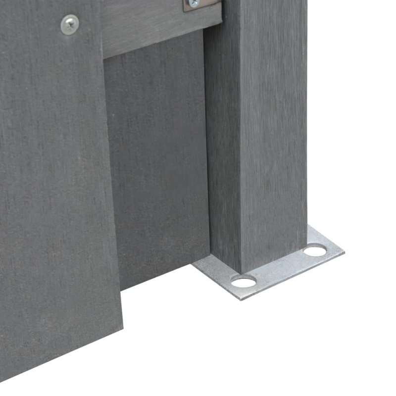 Mariner 184.9882cm H x 375.92cm W Composite Yard/Privacy Fence, Grey
