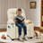 Goggans Kids Recliner with Anti-Tilt, Cup Holder-228047089