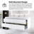 60'' Wall-Mounted Double Bathroom Vanity With Integrated Composite Top-1728055842