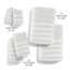  Ensemble de serviettes de bain 100% coton peigné 6 pièces - Serviettes de bain ultra douces et très absorbantes-1674076599-1675285392