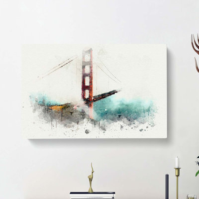 The Golden Gate Bridge In San Francisco - Wrapped Canvas