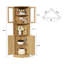 Grande armoire d'angle 64,9 "avec porte en verre-1871020908-1871020911