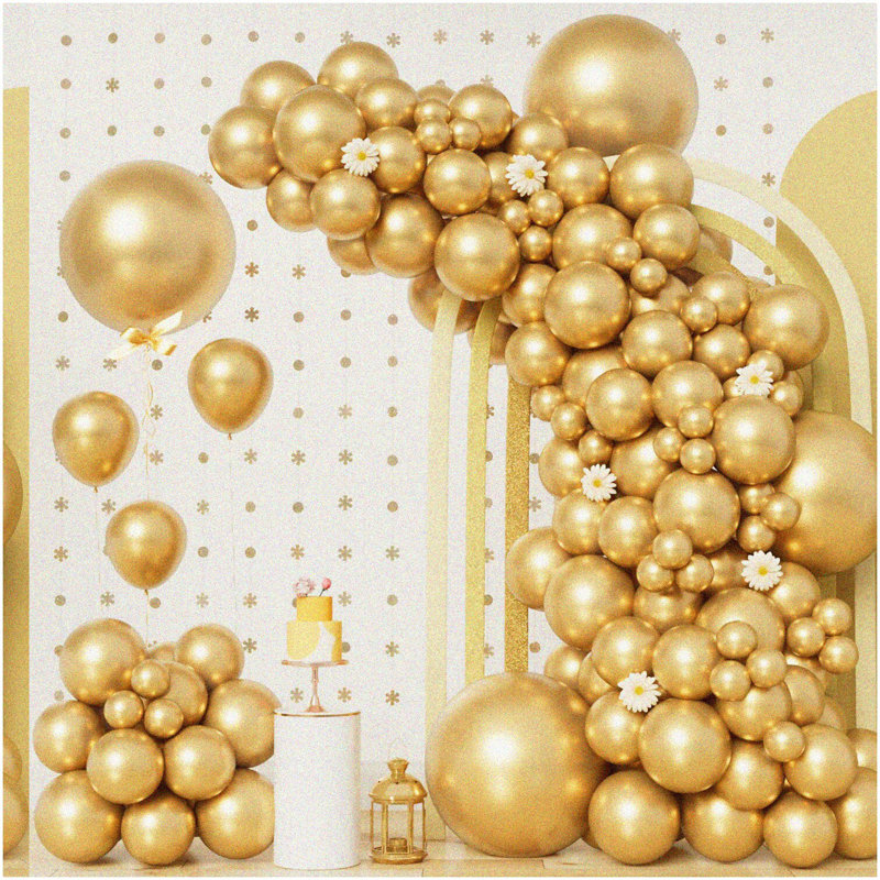 Glitter 5th Birthday Party Banner