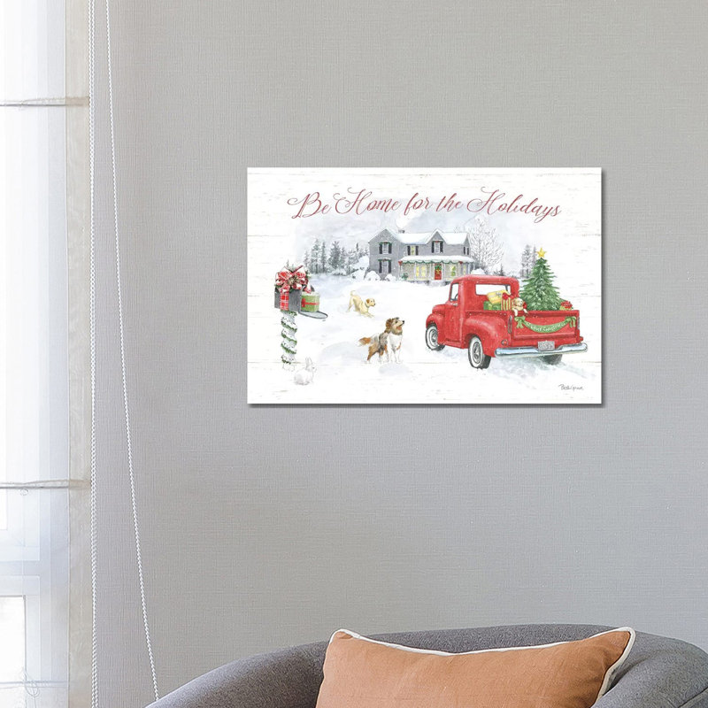 Farmhouse Holidays VI 1 Piece Wrapped Canvas Wall Art, 66.04 cm H x 45.72 cm W x 3.175 cm D