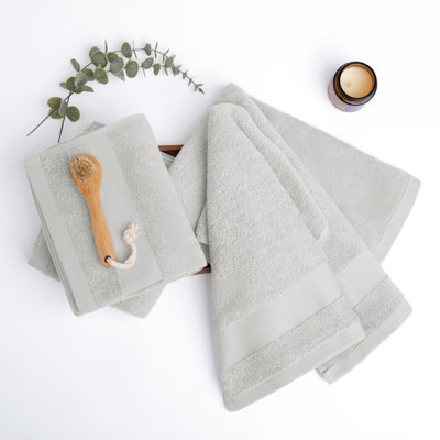 4-Pack Hand Towel Set - 100% Cotton
