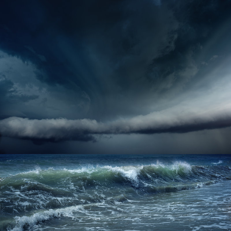 Stormy Weather by Ig0rZh - Wrapped Canvas Print, 30cm H x 30cm W x 3.8cm D