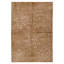 Hand Knotted Wool Area Rug in Peach