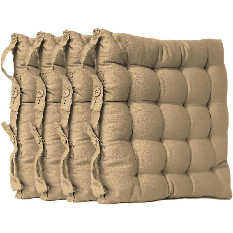 Chair Pad Cushion, Beige
