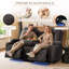 Causeuse inclinable électrique Zero Wall Hugger avec console rabattable, lumières DEL et haut-parleurs Bluetooth-397067776-397067778