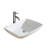 Modern Ceramic Rectangular Vessel Bathroom Sink