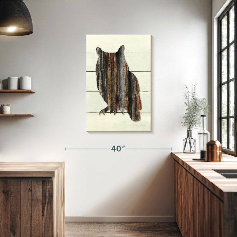 Chouette des bois Brampt, H 36 po x l 24 po