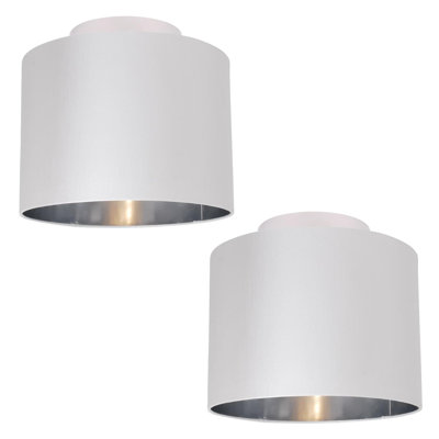 Feliscia Fabric Semi Flush Mount