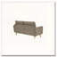 Canapé capitonné 67,7 po de largeur Mid-Century-1621445015