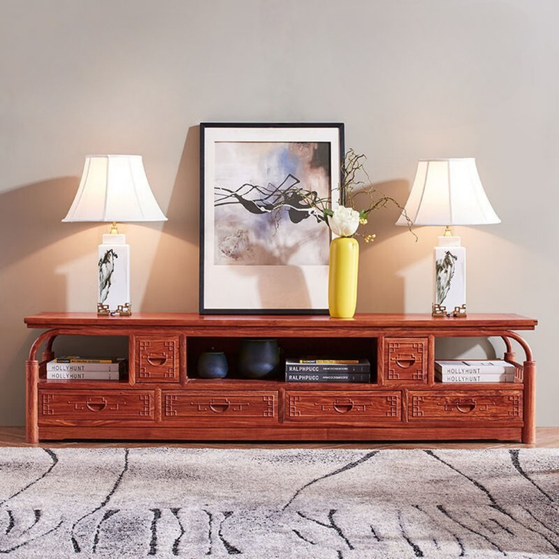 Minimalist Creative TV Stand, 18.9"H x 86.61"L x 18.9"W