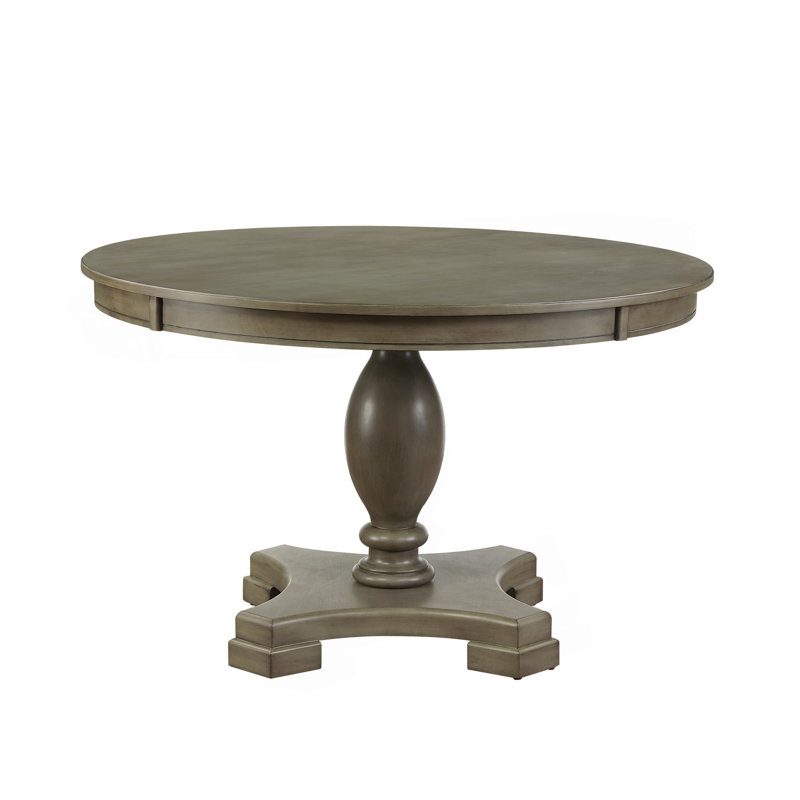 Gray Oak Finish Dining Table