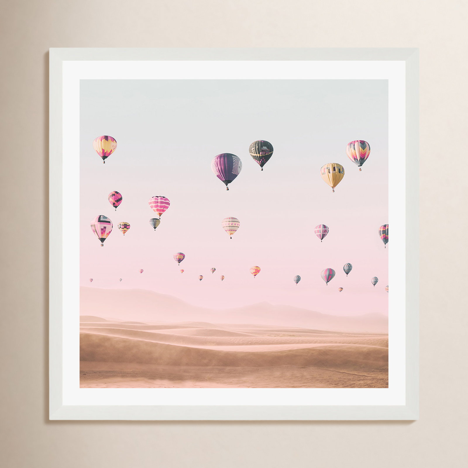 Around The World by Sisi And Seb, Black Floater Framed, No, 36" H x 36" W x 2" D