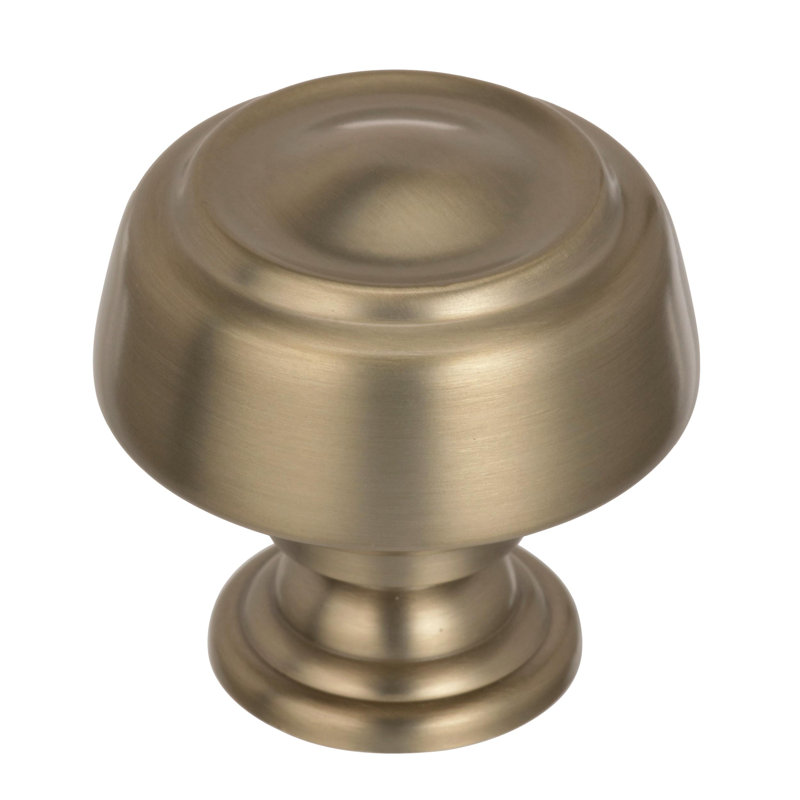 Poignée champignon Kane, Champagne doré, H 1,1875 po x l 1,1875 po x P 1,1875 po