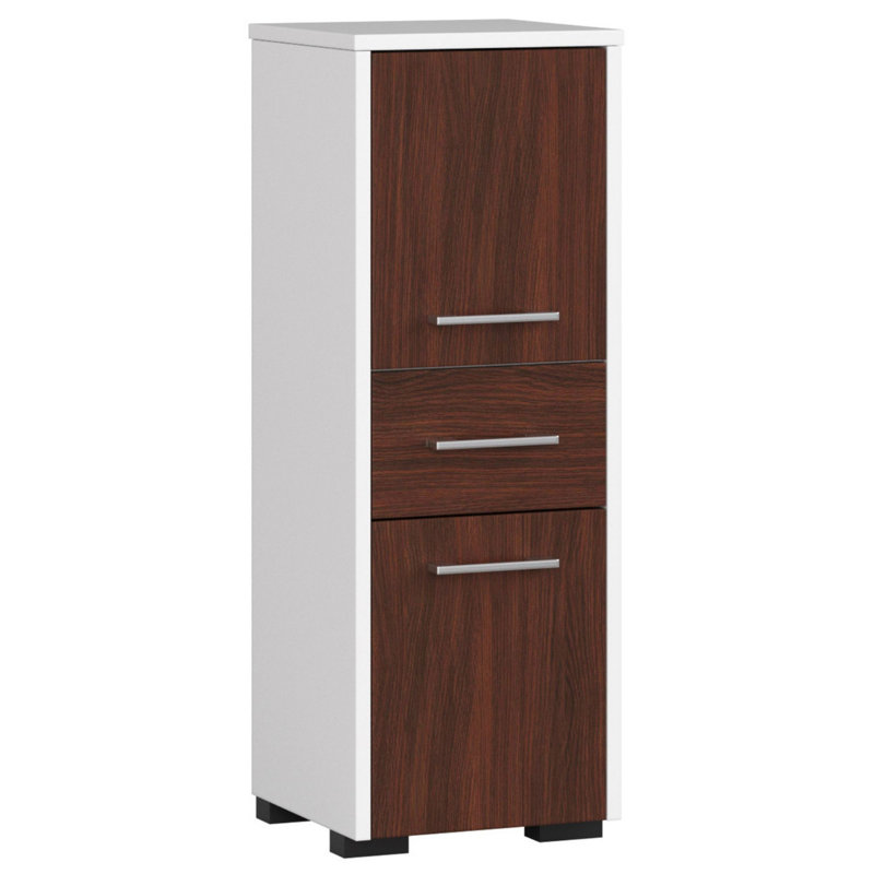 Emily-Jayne Bathroom Cabinet, White/Wenge