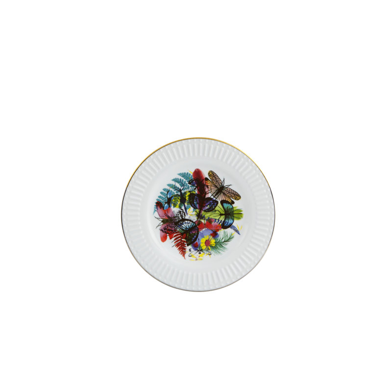 Caribe Handmade Porcelain Salad/Dessert Plate