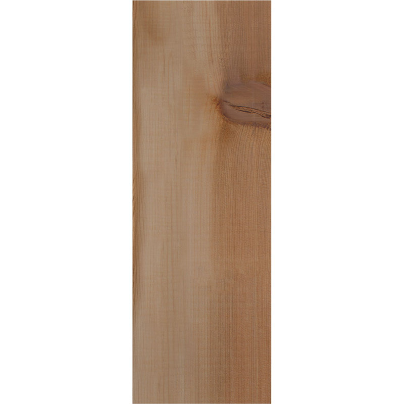 Yorkshire Yorktown avec plaque arrière, H 16 po x l 5,5 po x P 12 po, Cèdre rouge, Lisse