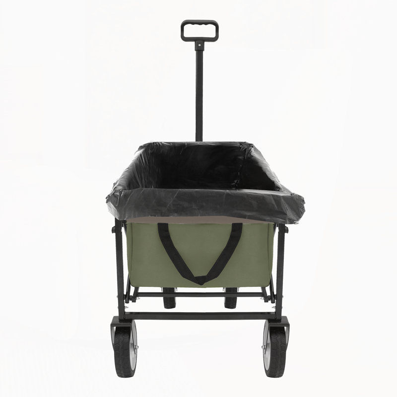 Chariot pliable pliable pliable, Vert