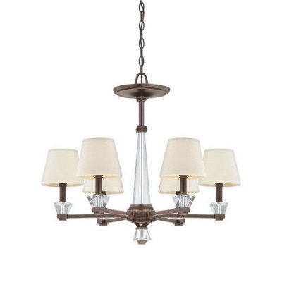 Merlino 6 - Light Dimmable Classic / Traditional Chandelier