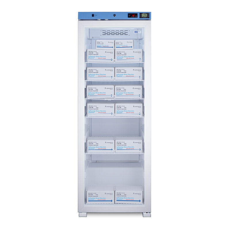 EQtemp 24" Wide Upright Healthcare Refrigerator, Left Handed