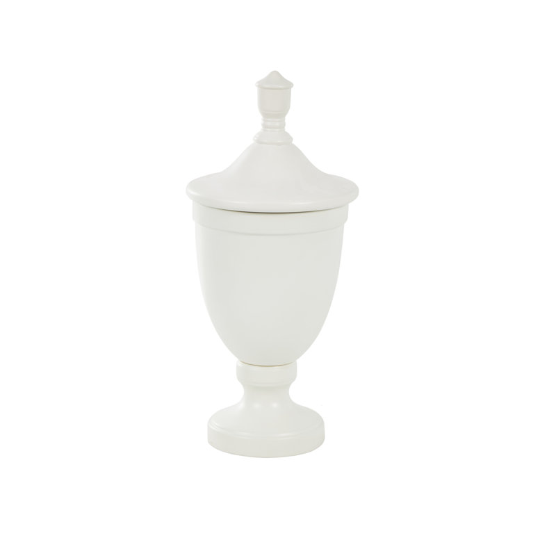 Objet de décoration Cidni, 22.38'' H x 9.75'' W x 9.75'' D, Blanc