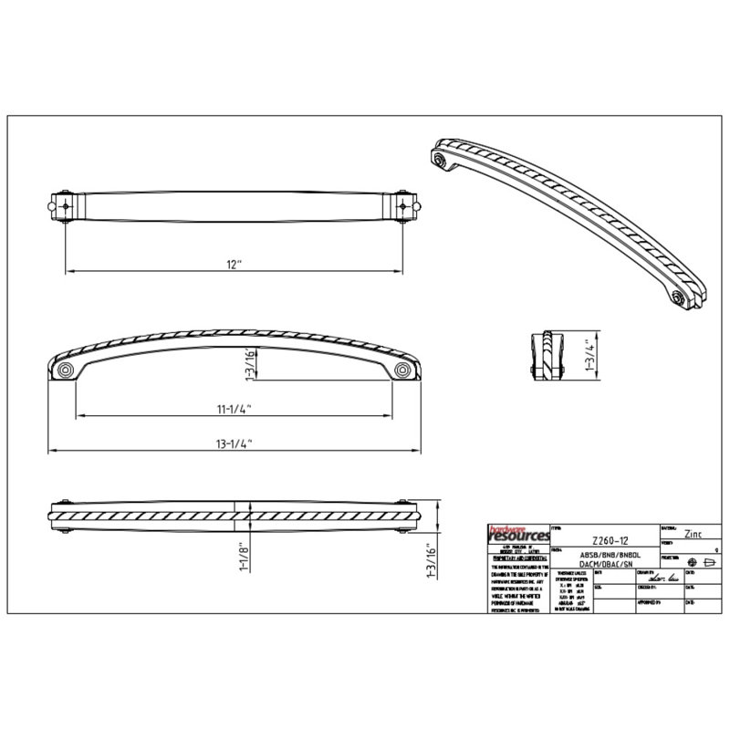 Rhodes Appliance Pull, 3", Satin Nickel