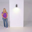 Saion 1 - Bulb Integrated LED Outdoor Armed Sconce with Dusk to Dawn-238096485