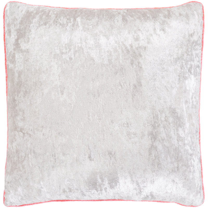 Housse de coussin Pixel, H 18 po x l 18 po, Gris clair