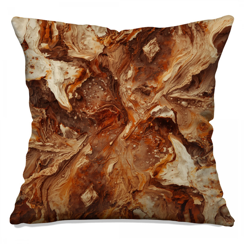 Coussins décoratifs Terre, 14 X 14 pouces