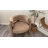 Modern Upholstered Barrel Dining Armchair-1165803933