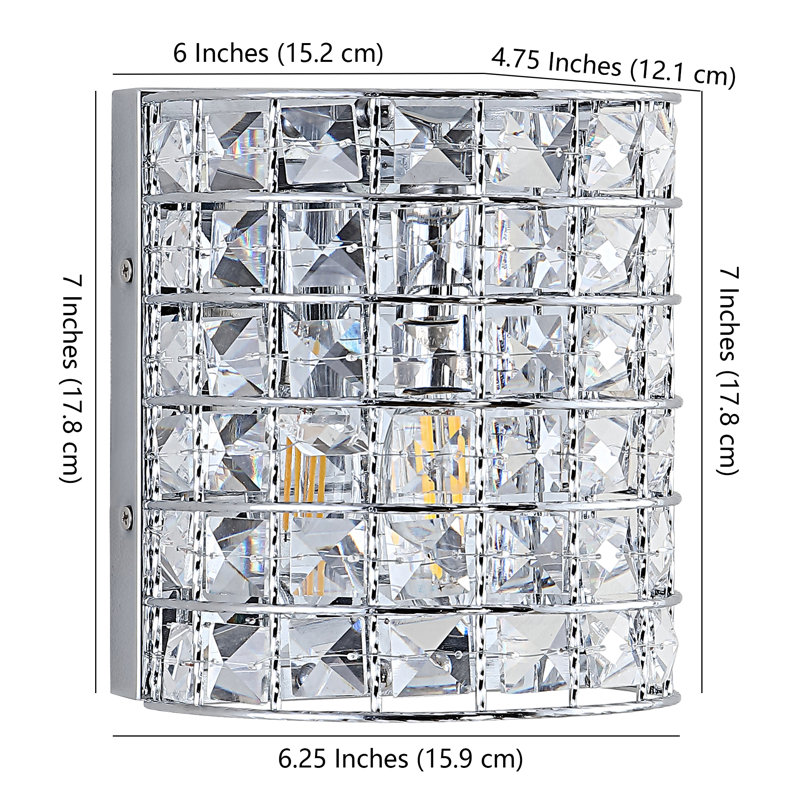  Éclairage pour meuble-lavabo classique en métal / cristal Kashvi, 1