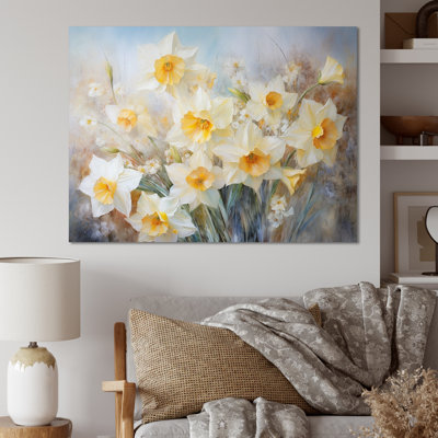 Motif de jonquilles Minimalims - imprimé