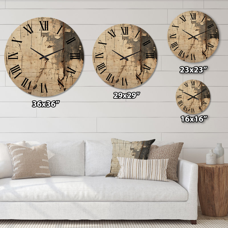 Horloge murale géométrique abstraite, Petit