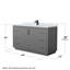 Icon 60" Single Bathroom Vanity Set-2142140060-2142140061