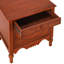 Table de chevet sculptée vintage avec tiroir et garde-robe-1096727870