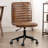 Faux Leather Mid Back Swivel Computer Task Desk Chair-91696632-101109633